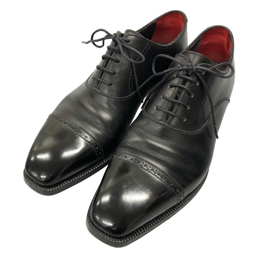 ナポリターノ ラケーレ レザーシューズ キャップトゥ メンズ サイズ7