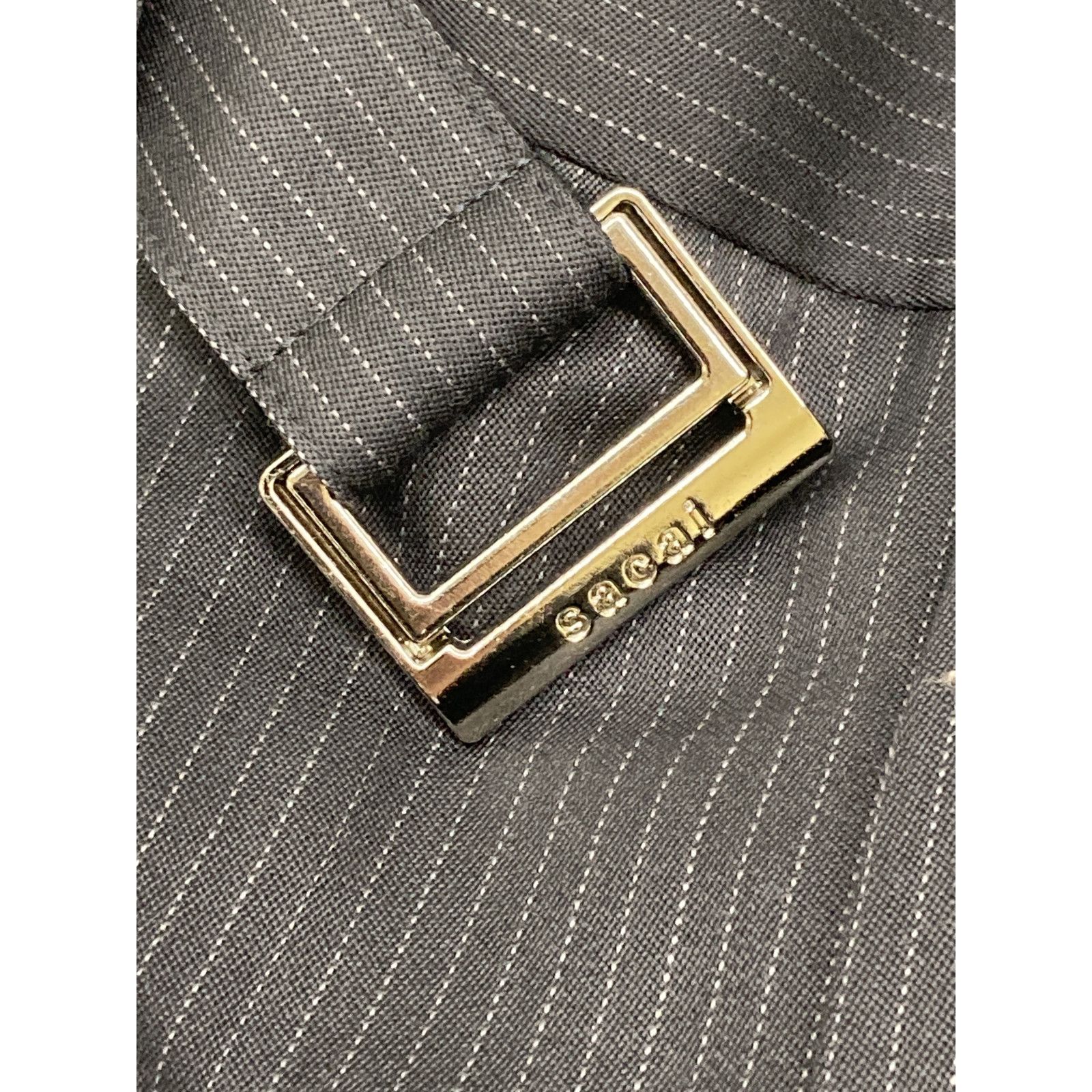 sacai サカイ 25-03634M ｽﾄﾗｲﾌﾟ Doeskin Pants 1 - メルカリ