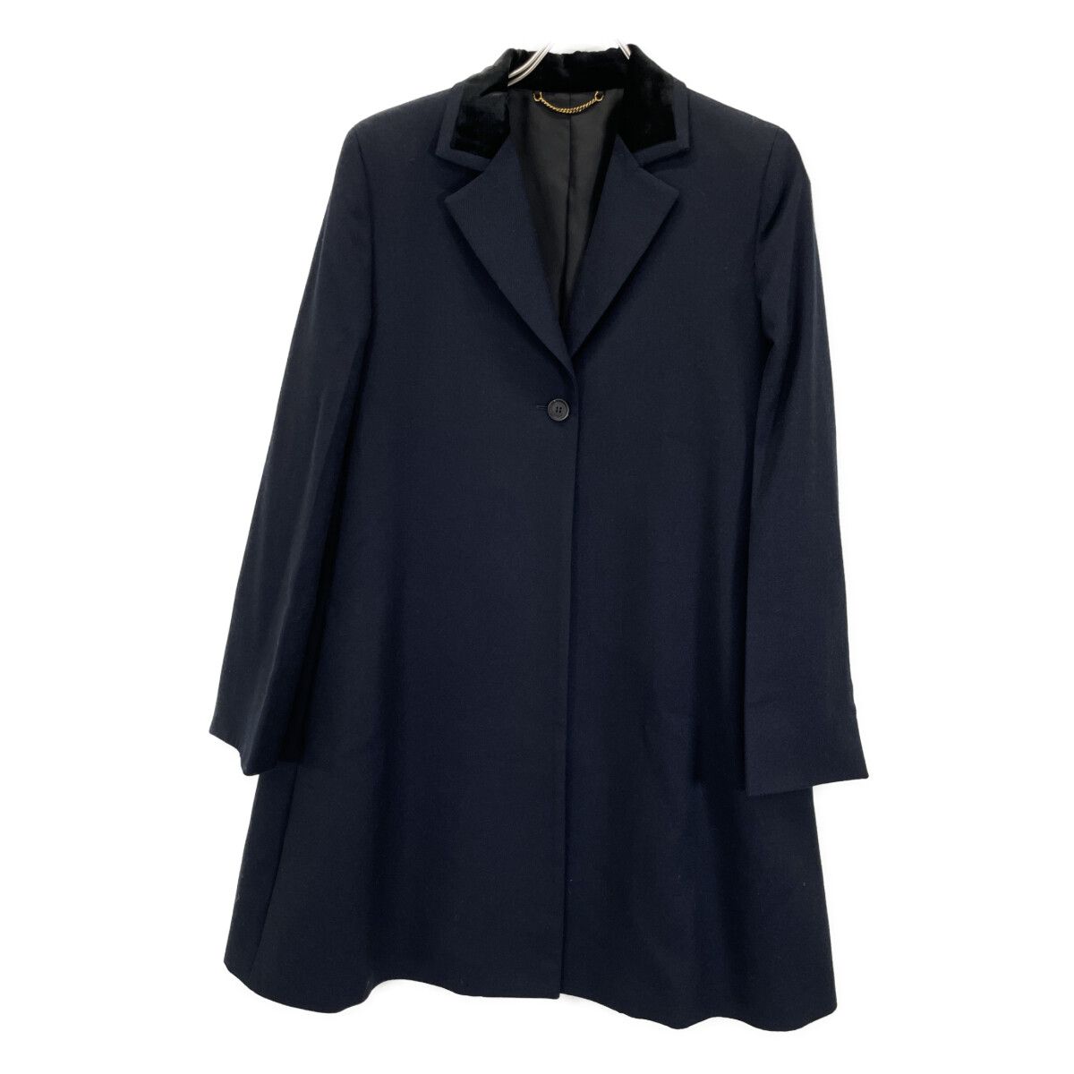 Salvatore Ferragamo サルヴァトーレフェラガモ 0701505 ﾈｲﾋﾞｰ ｳｰﾙ 襟