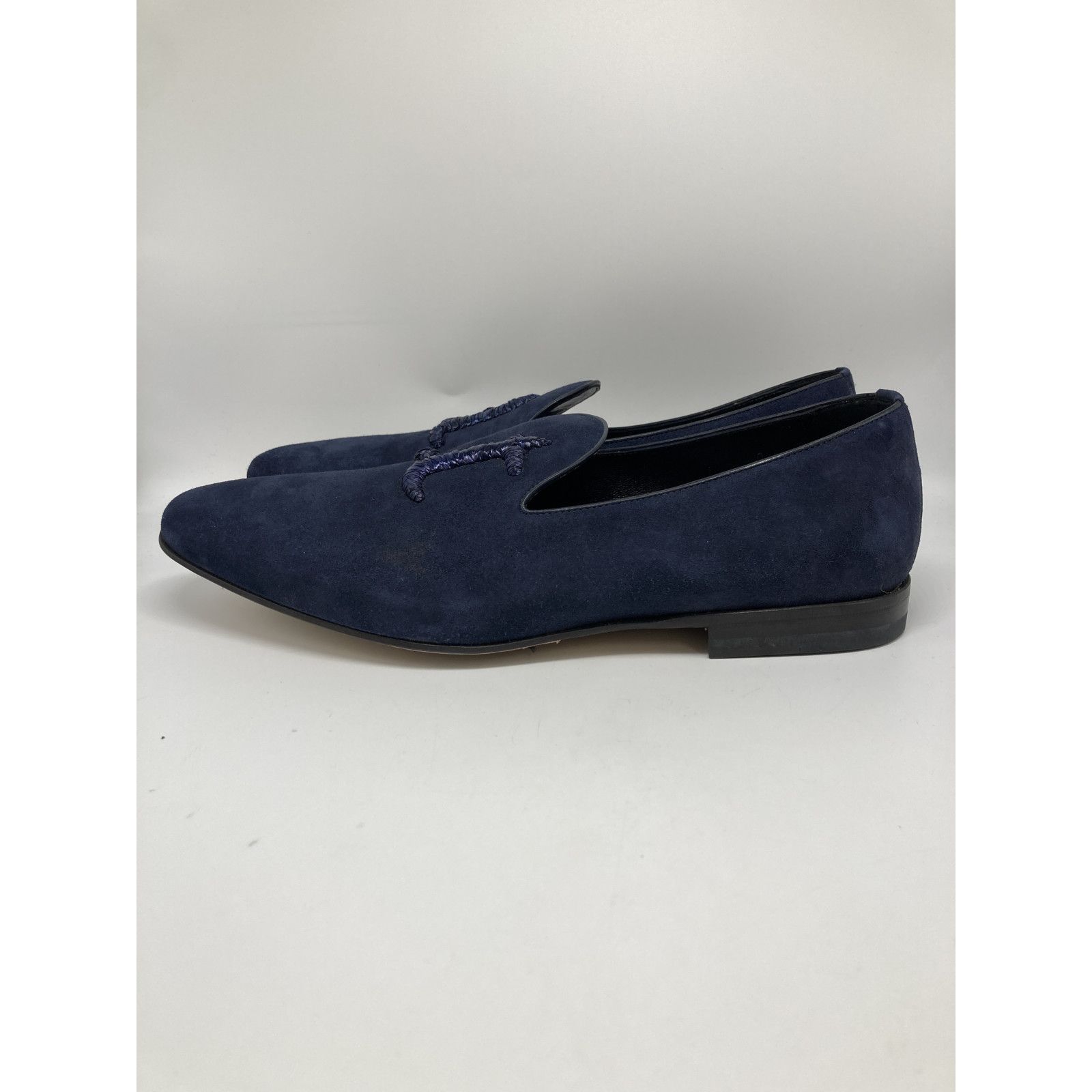 a.testoni ア テストーニ M47509POH スエード ロゴ刺繍 スリッポン 8 1