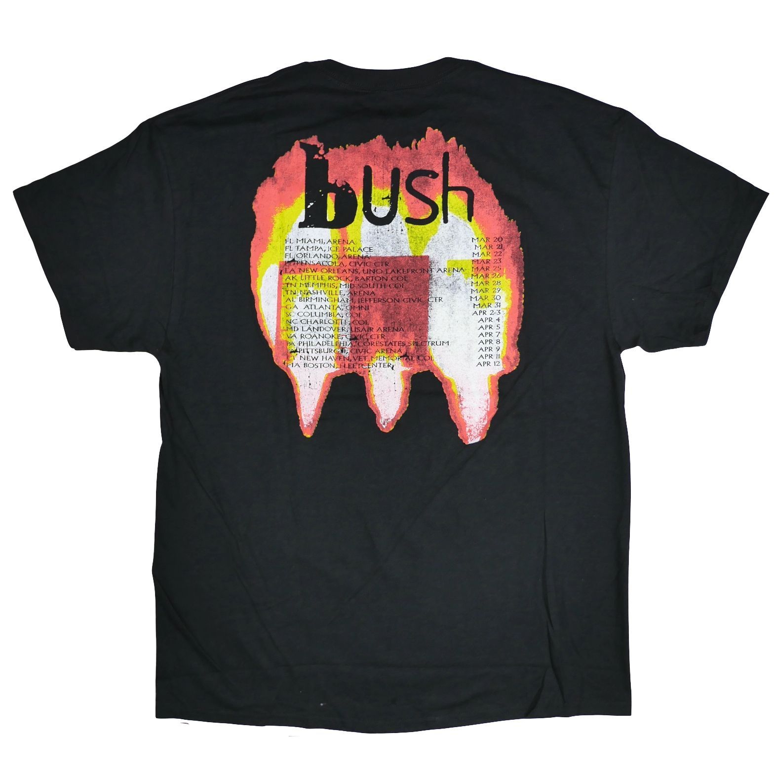 XL】新品 Bush ブッシュ 1997 Razorblade Suitcase Tour Tシャツ