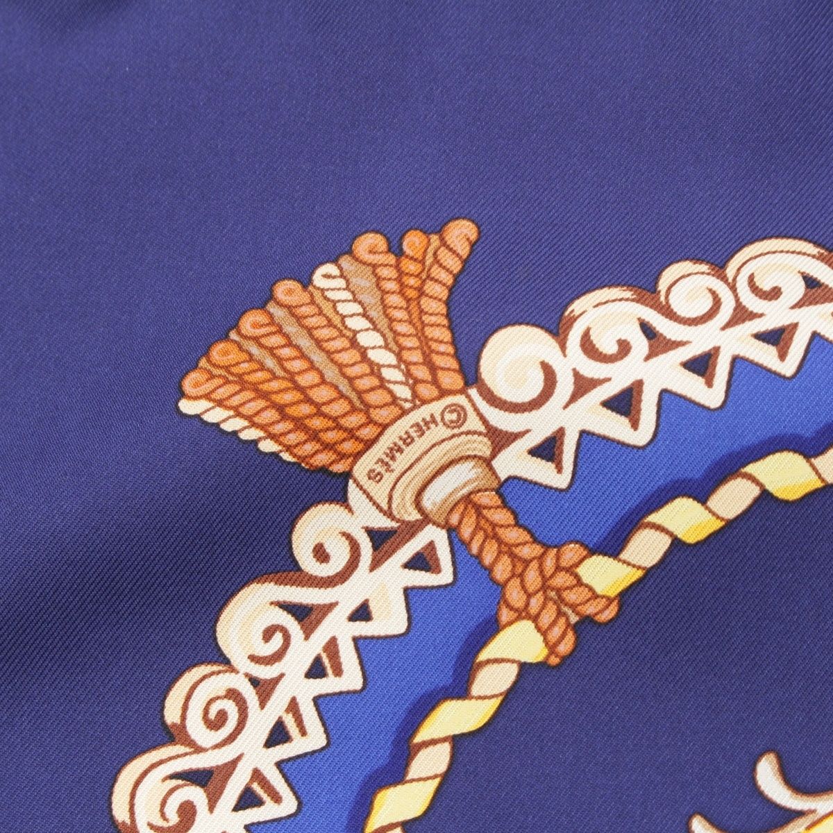 エルメス カレ90 PAPEROLES パプロール 馬車と貴族 シルク スカーフ