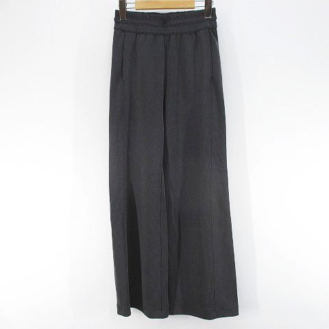 ルルレモン lululemon スポーツウェア ヨガ アクティブウェア LW 5 FKSA ロング丈 リブ パンツ XS 灰系 グレー ウエストゴム ロゴ