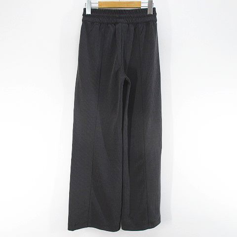 ルルレモン lululemon スポーツウェア ヨガ アクティブウェア LW 5 FKSA ロング丈 リブ パンツ XS 灰系 グレー ウエストゴム ロゴ