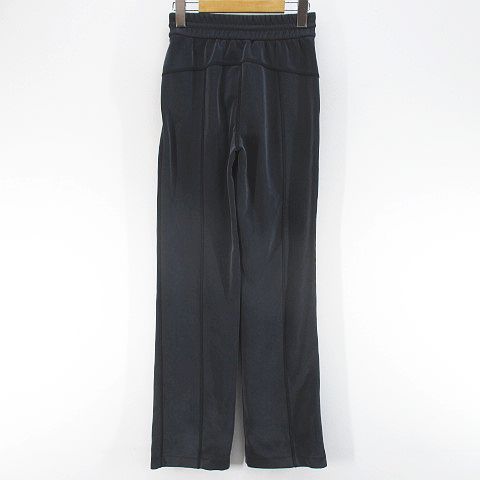 ルルレモン lululemon スポーツウェア ヨガ アクティブウェア LW 5 EGTS ラッシュド ソフトストーム パンツ ロング丈 0 灰系 ブルーグレー ウエストゴム ロゴ プリント ストレッチ