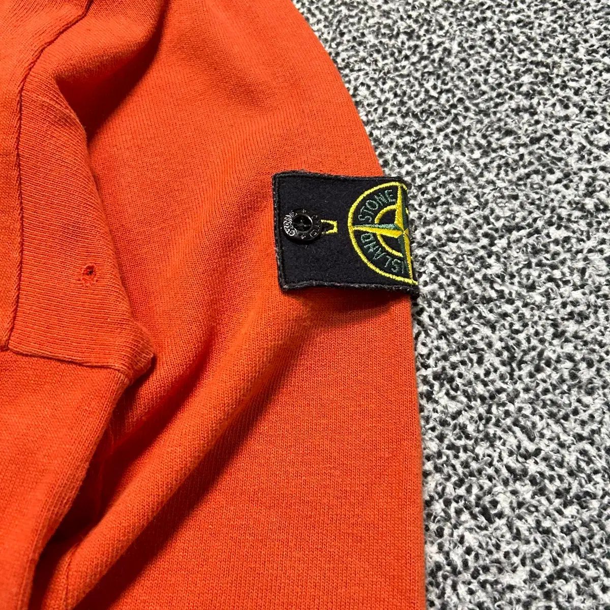 ストーンアイランド オレンジ コットン ニット 7815507D8 Lサイズ