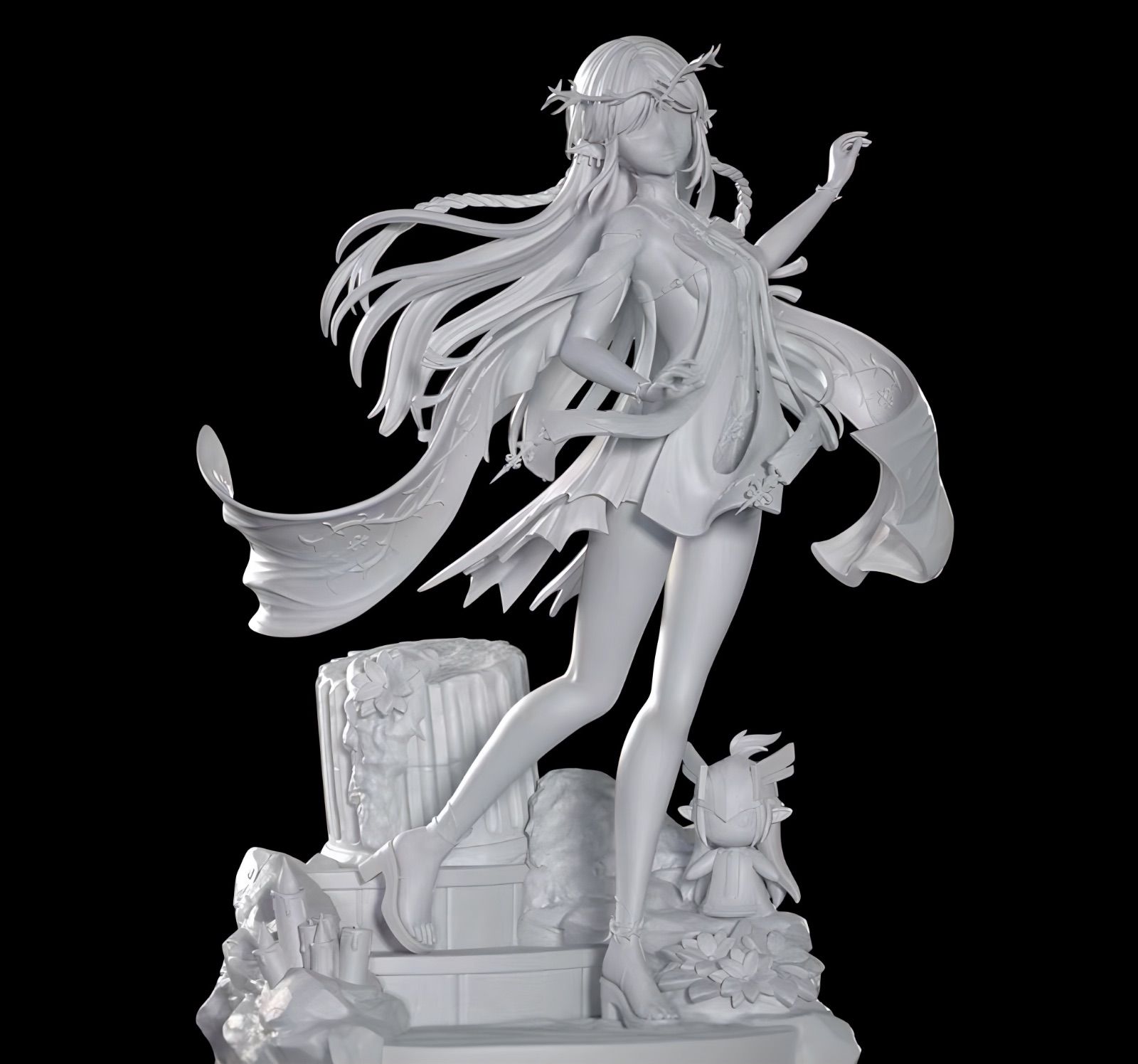 カルテジア 鳴潮 メイチョウ 1/7 未塗装未組立 フィギュア ガレージキット カルテジア 鳴潮 メイチョウ 1/7 未塗装未組立 フィギュア ガレージ