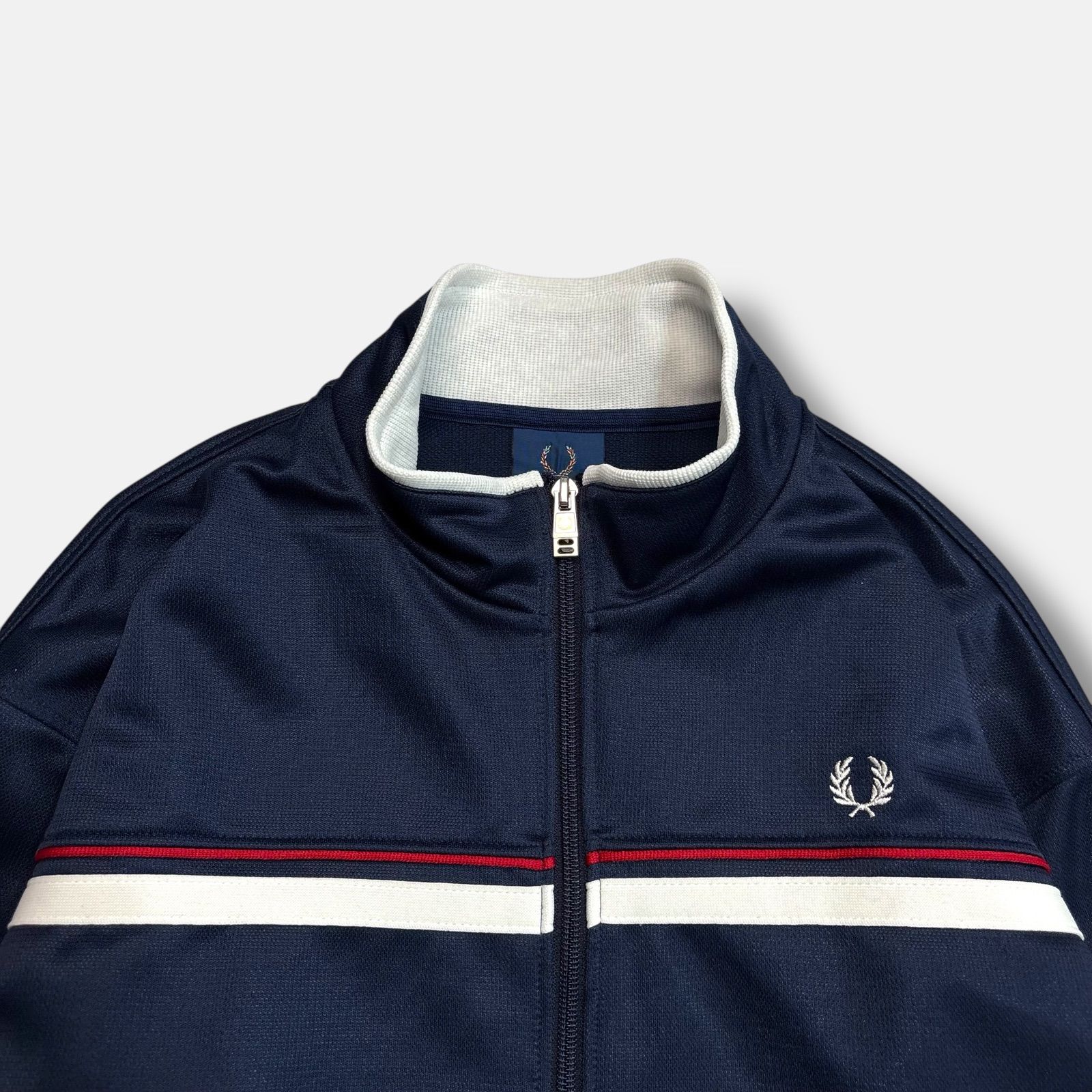 FRED PERRY トラックジャケット y2k ネイビー M - メルカリ