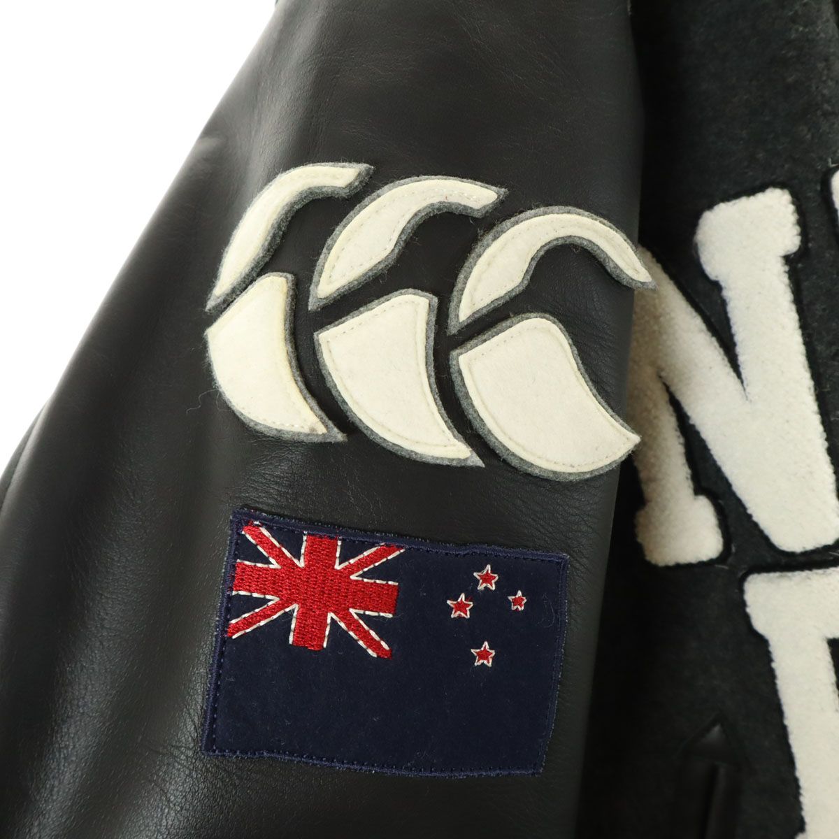 CANTERBURY OF NEW ZEALAND カンタベリー ウールブレンド ラグビー 袖 