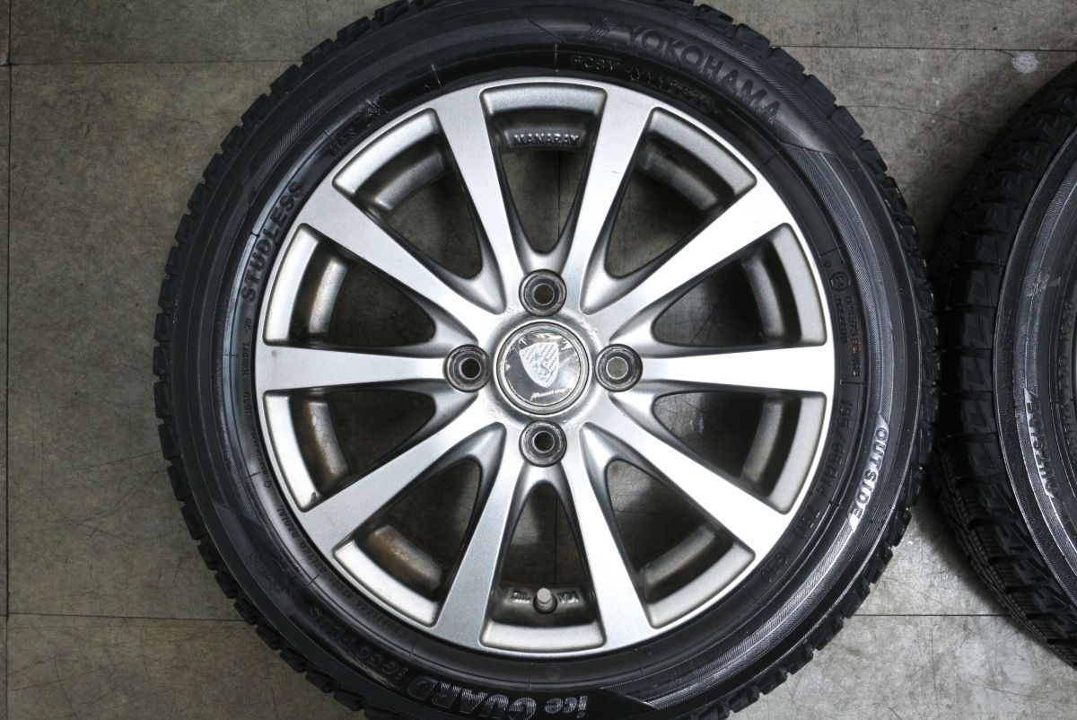  軽自動車サイズ マナレイ 14 in 4 5 J 43 PCD 100 ヨコハマ iG 50 155 65 R N ONE BOX WGN デイズ ワゴンR アルト タント ムーヴ 14インチ タイヤ ホイールセット