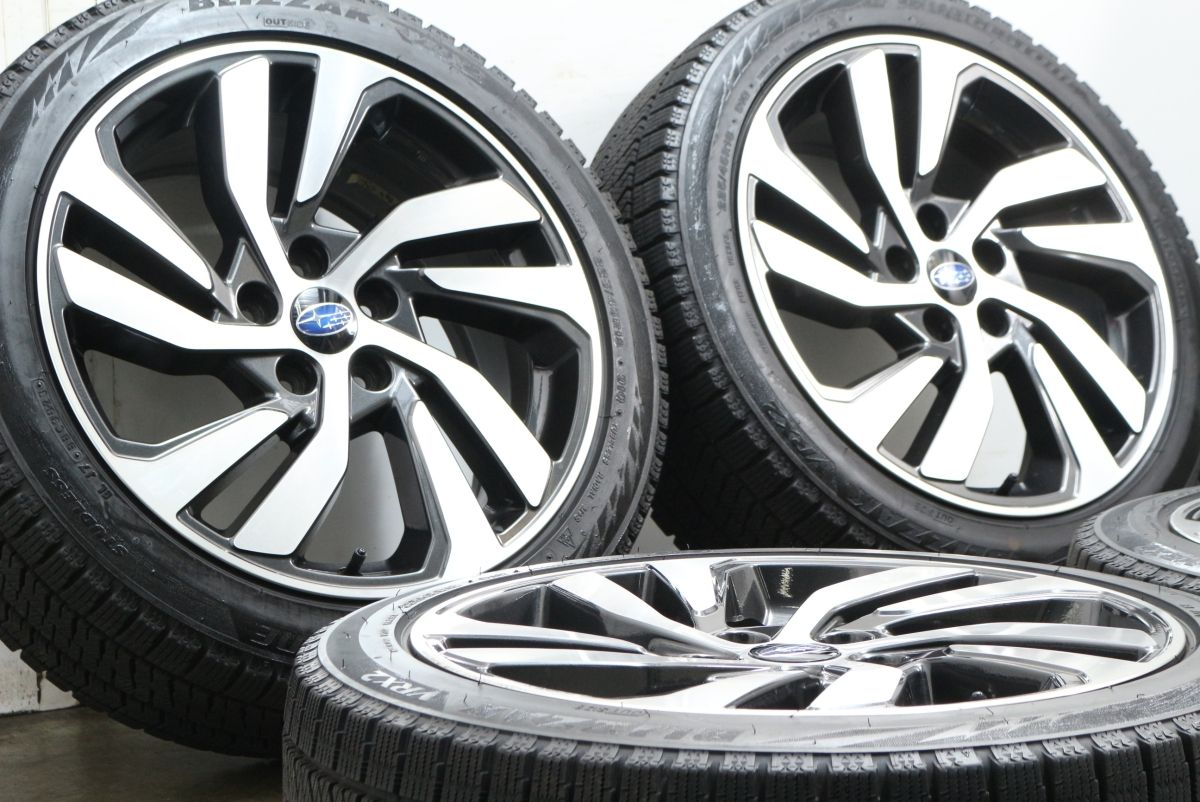 スバル VM レヴォーグ 後期 18 in 7 5 J 55 PCD 114 3 ブリヂストン ブリザック VRX 2 225 45 R WRX S 4 流用 スタッドレス