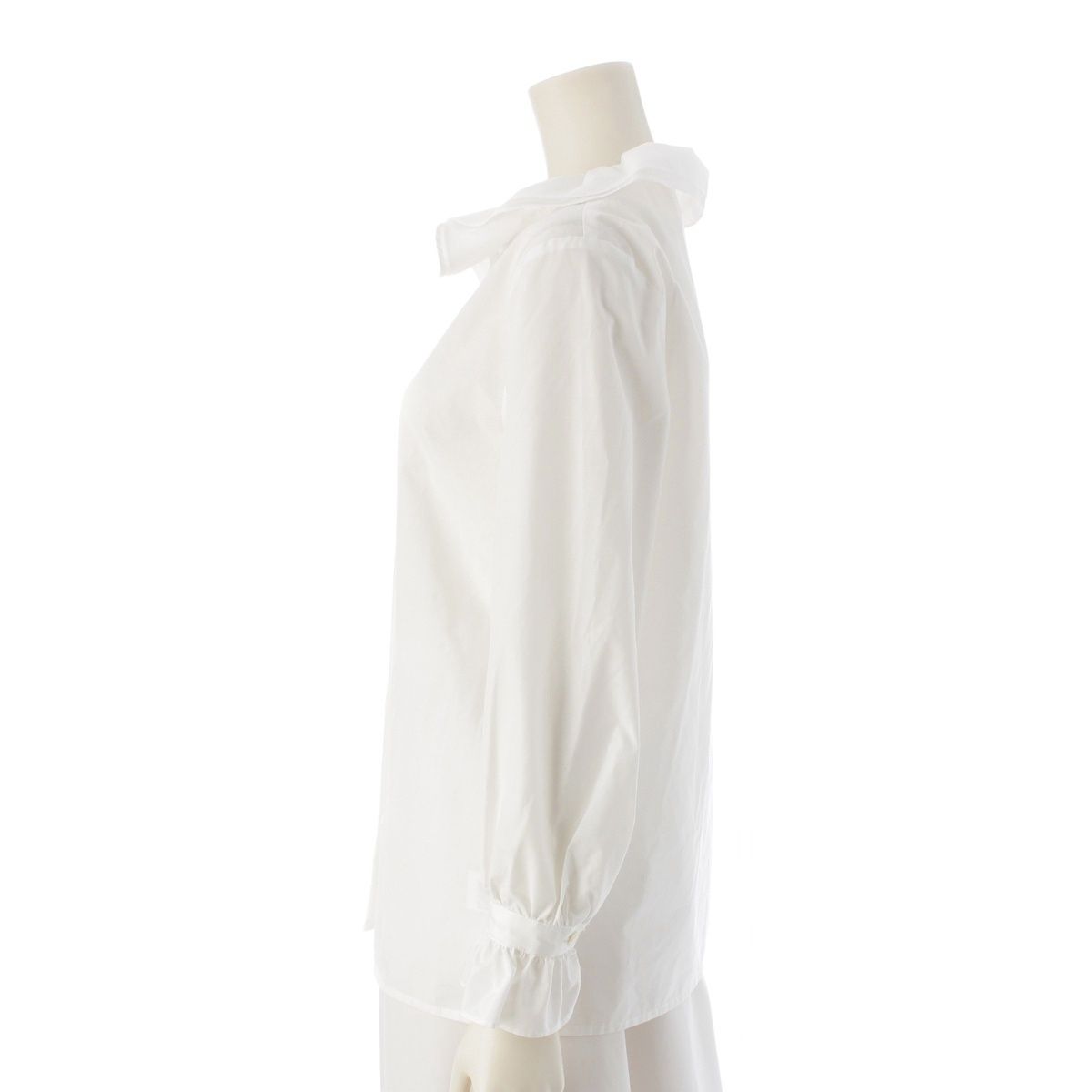 OHGA オーガ 24年 コットン混 WAFFLE BLOUSE ワッフル ブラウス シャツ 
