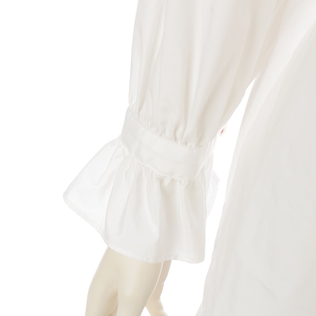 OHGA オーガ 24年 コットン混 WAFFLE BLOUSE ワッフル ブラウス シャツ 