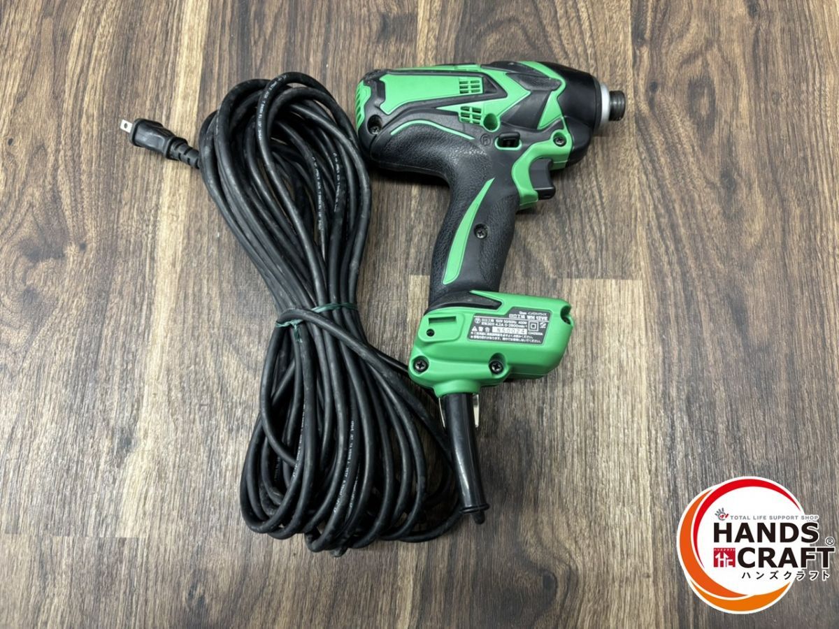 ♭【中古品】日立 HITACTI WH12VE（SC) インパクトドライバー 100V