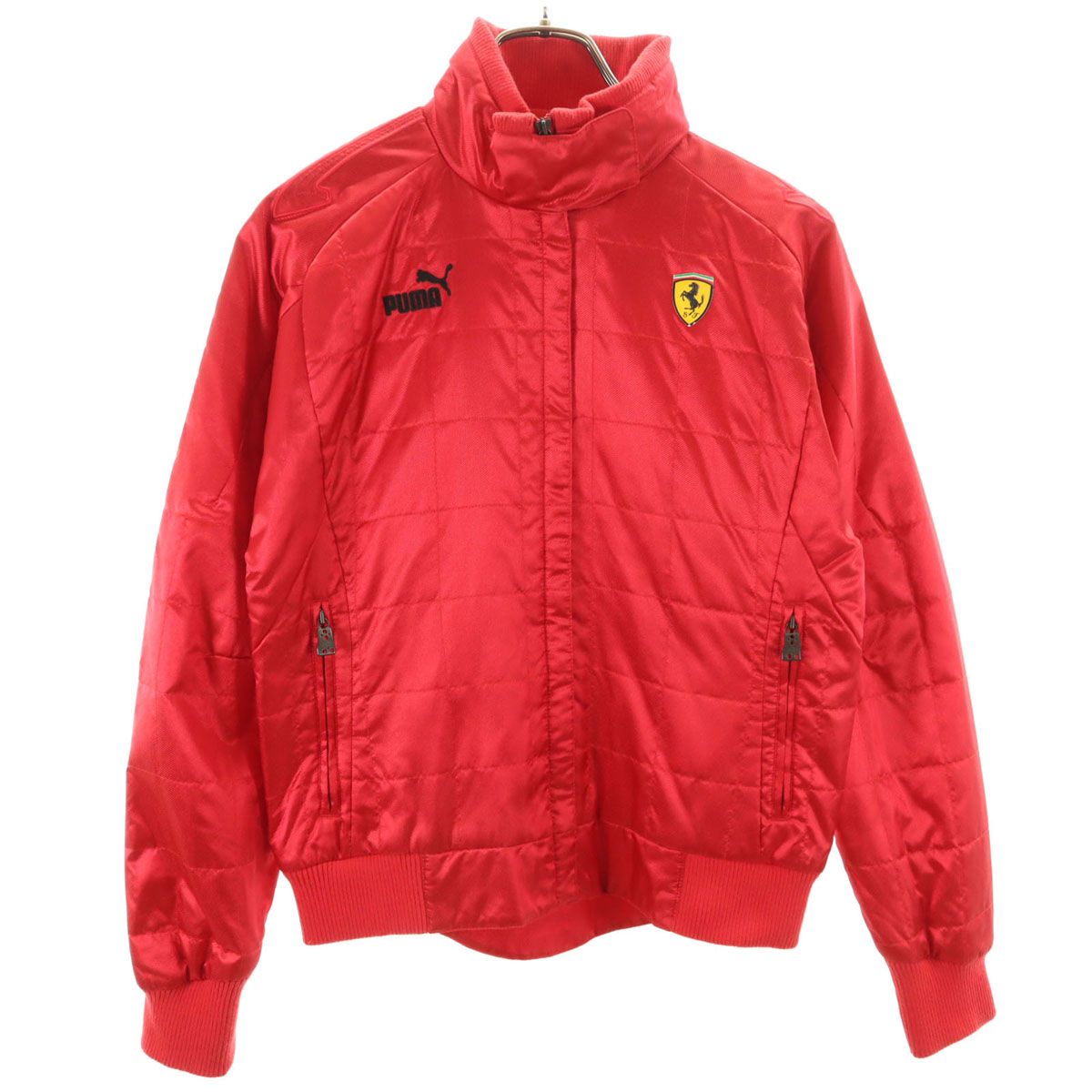 PUMA プーマ Ferrari フェラーリ コラボ 中綿ジャケット M レッド 