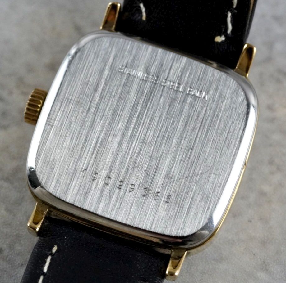 【稼働/新品電池】ロンジン　腕時計　スクエア　レザー　シルバー　ヴィンテージ 楽天市場】ロンジン レディース 腕時計 GP/レザー デイト クォーツ