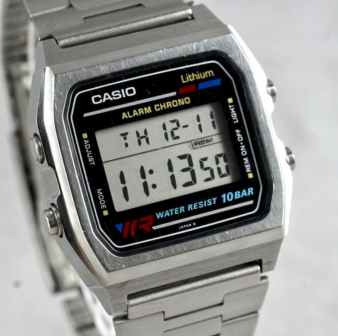 新品電池交換済み】CASIO カシオ W-780 80s ALARM CHRONO Old Casio