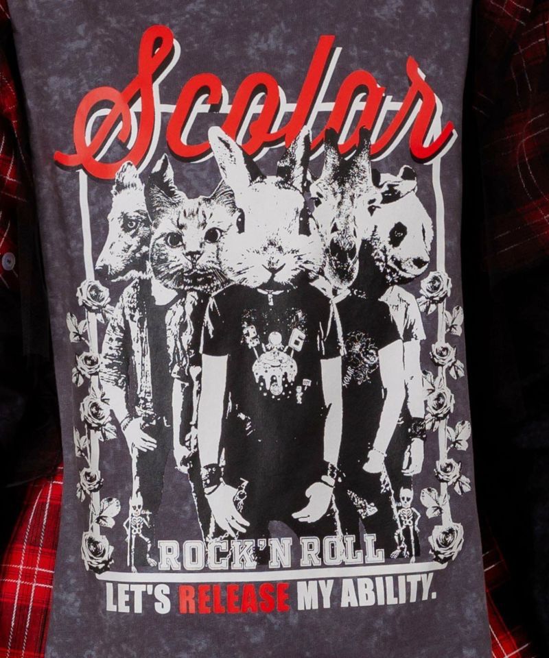 異素材切替2 WAYロンT