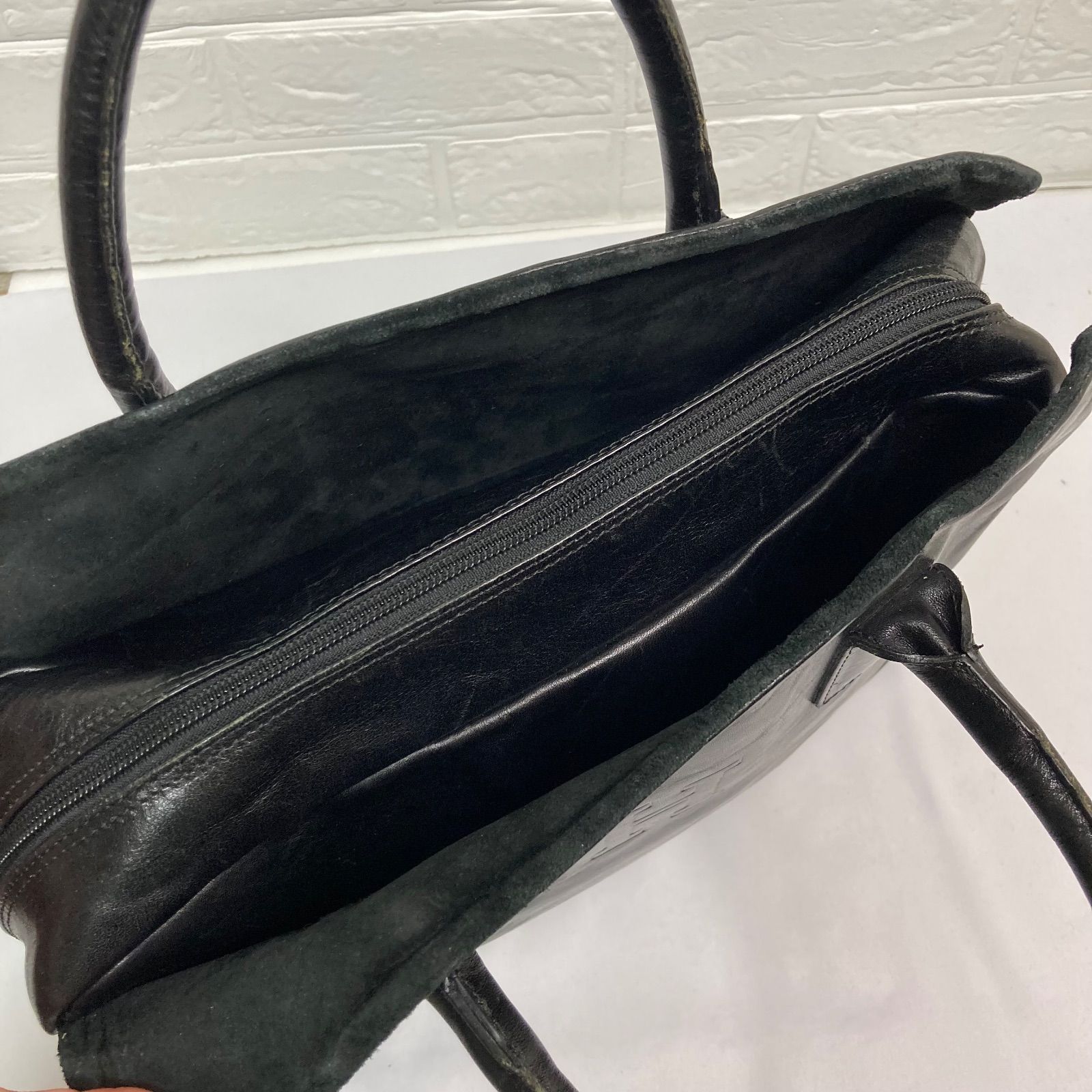 美品】HIROHU ヒロフ ビジネスバッグ ブリーフケース 本革 レザー