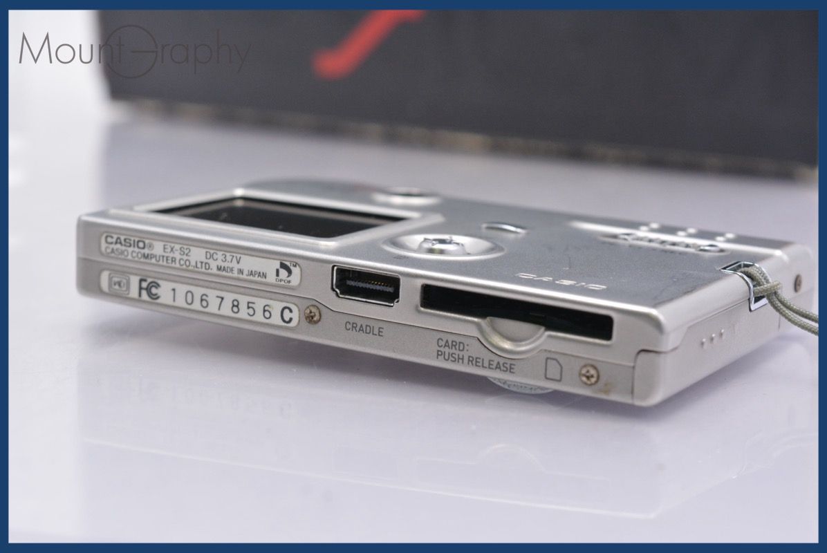 ☆良品☆ カシオ CASIO EXILIM EX-S2 元箱、バッテリー、本体充電