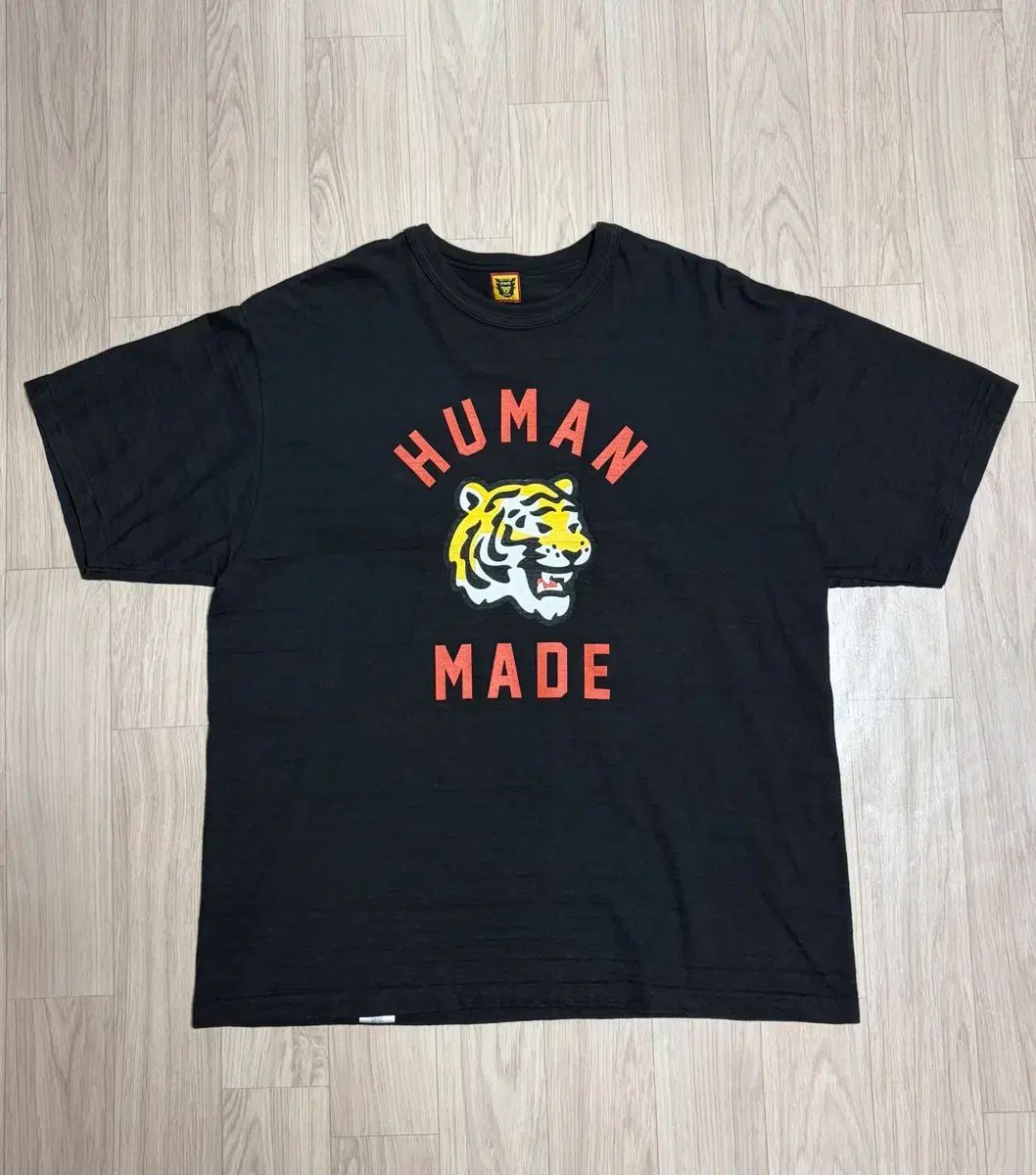 3 XL HUMAN MADE ヒューマンメイド 虎 半袖 Tシャツ ブラック ヒューメ タイガー