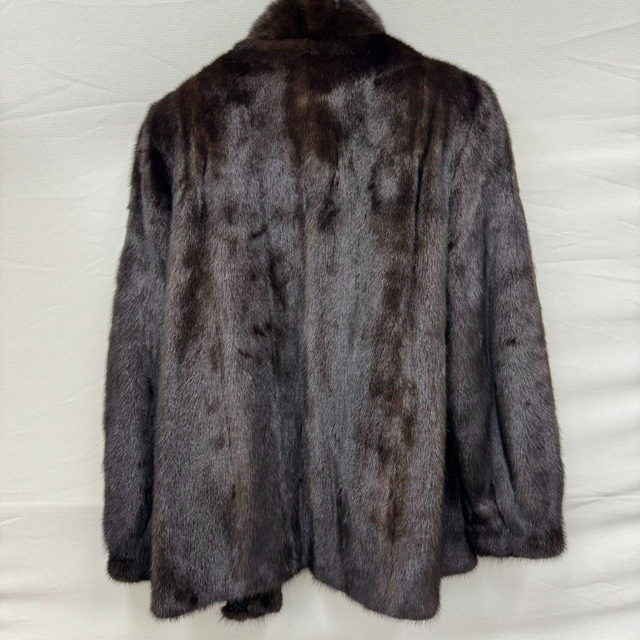 K【SAGA MINK】Jindo サガミンク 毛皮 ファーコート 12号 ブラウン