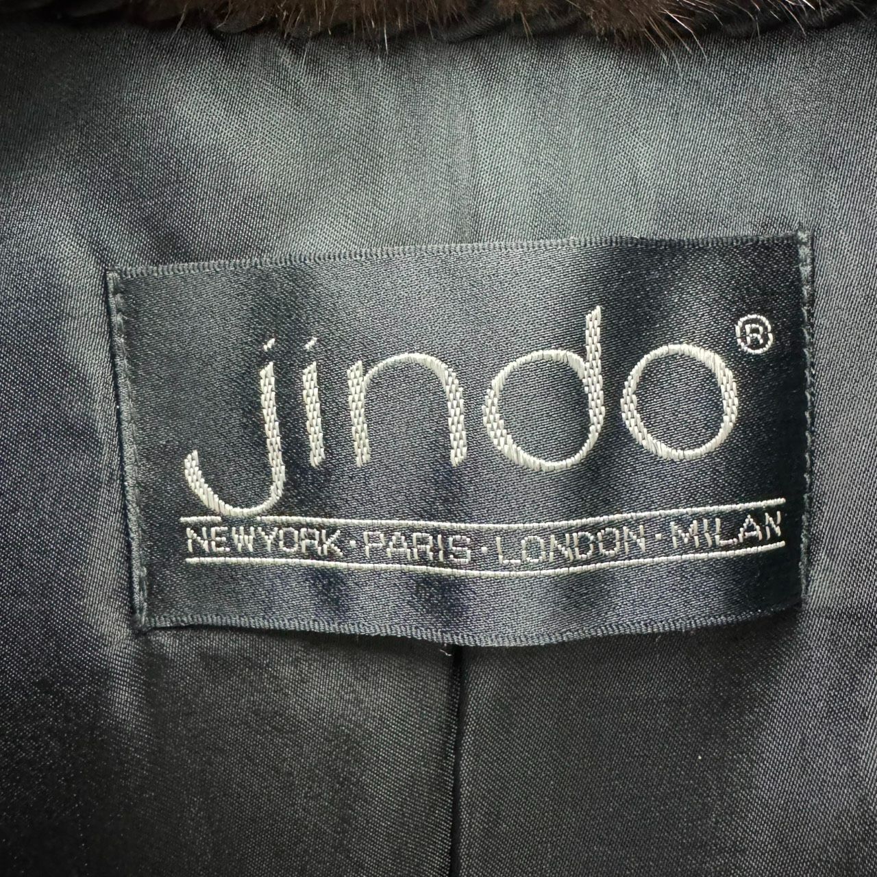 K【SAGA MINK】Jindo サガミンク 毛皮 ファーコート 12号 ブラウン