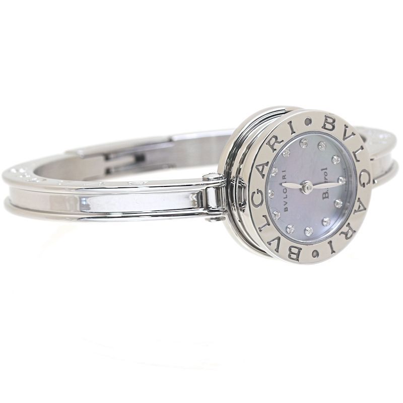 148【美品】BVLGARI　ビーゼロワン　BZ22S 12Pダイヤ レディース BVLGARI（ブルガリ） BVLGARI BZ22S B-zero1 12Pダイヤ クォーツ
