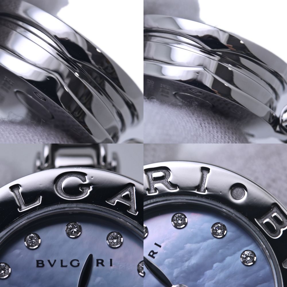 ブルガリ BVLGARI ビーゼロワン ダイヤ 【BZ22S】 時計 ブルガリ / BVLGARI ビーゼロワン BZ22S ブルーシェル/ダイヤモンド