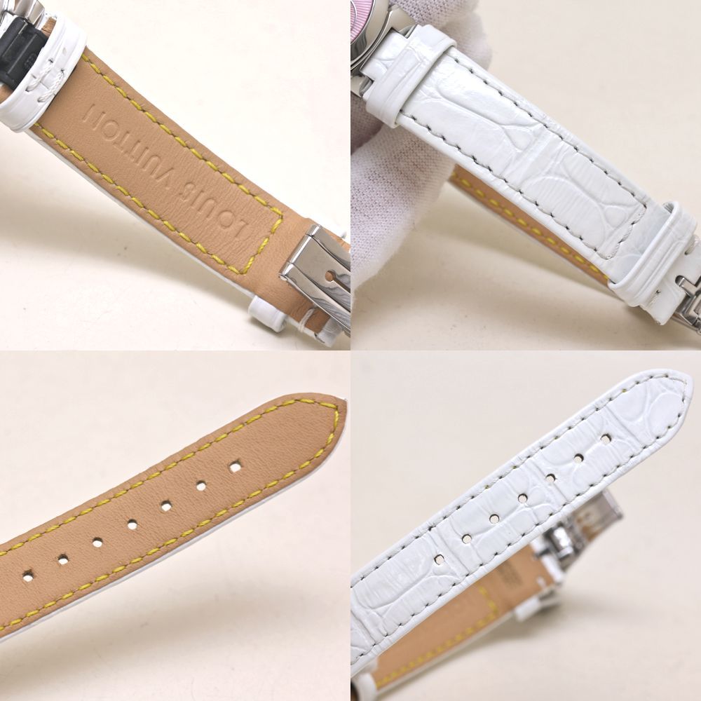  LOUIS VUITTON ルイヴィトン タンブール スリムPM マザーズデイ Q 1 J 04 磨き済 電池交換済 腕時計 レディース 40217 腕時計(クォーツ) 腕時計(アナログ)