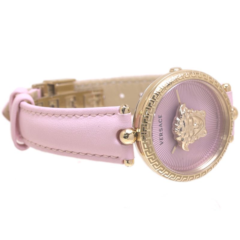  VERSACE ヴェルサーチ パラッツォ エンパイア 腕時計 レディース ステンレススチールx牛革 40222 腕時計(クォーツ) 腕時計(アナログ)