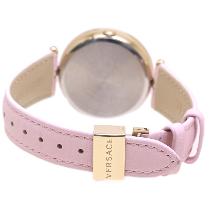 レディース ステンレススチールx牛革