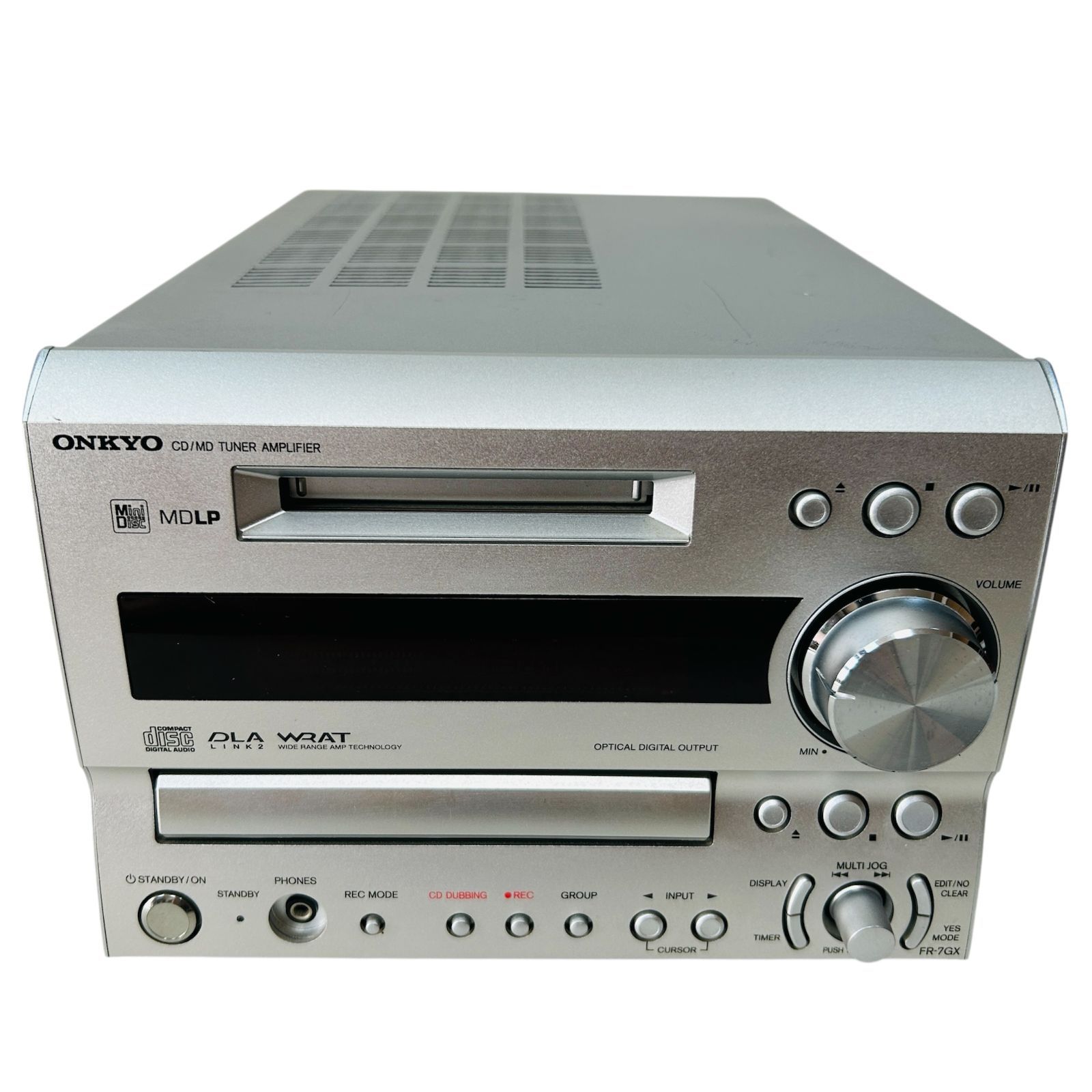 現状ジャンク品】ONKYO オンキヨー CD/MDチューナーアンプ FR-7GX MDLP