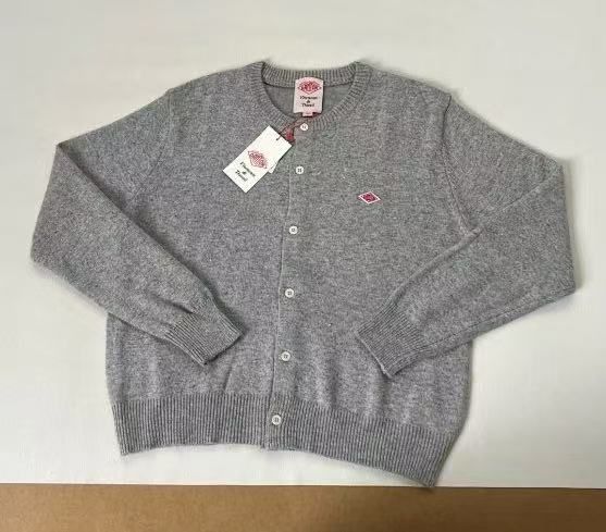 秋冬新作☆DANTON クルーネック ニット  グレー  カーディガン