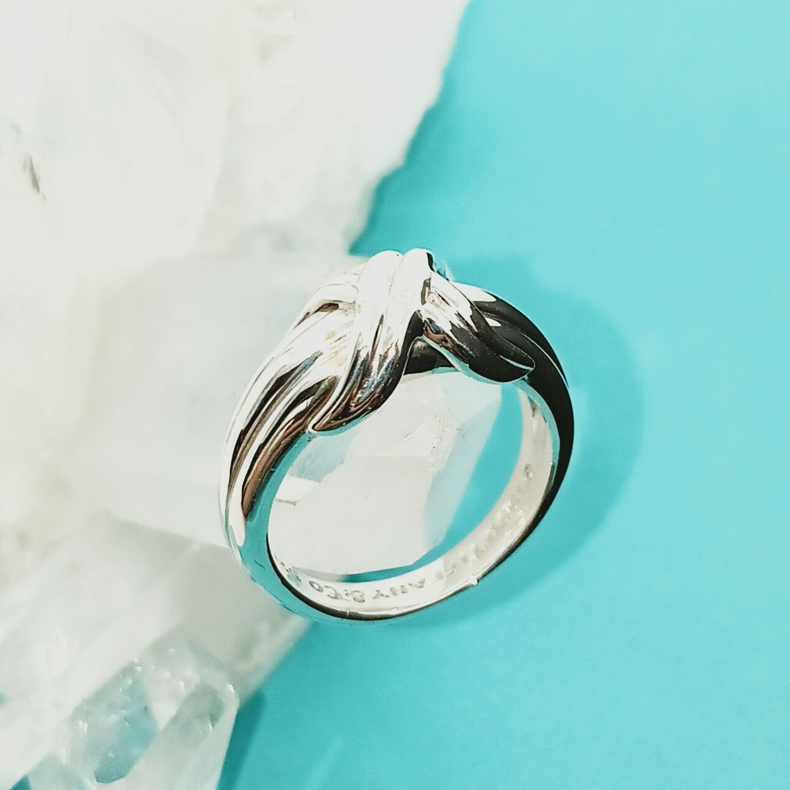 新品仕上げ】TIFFANY ティファニー シグネチャークロス リング