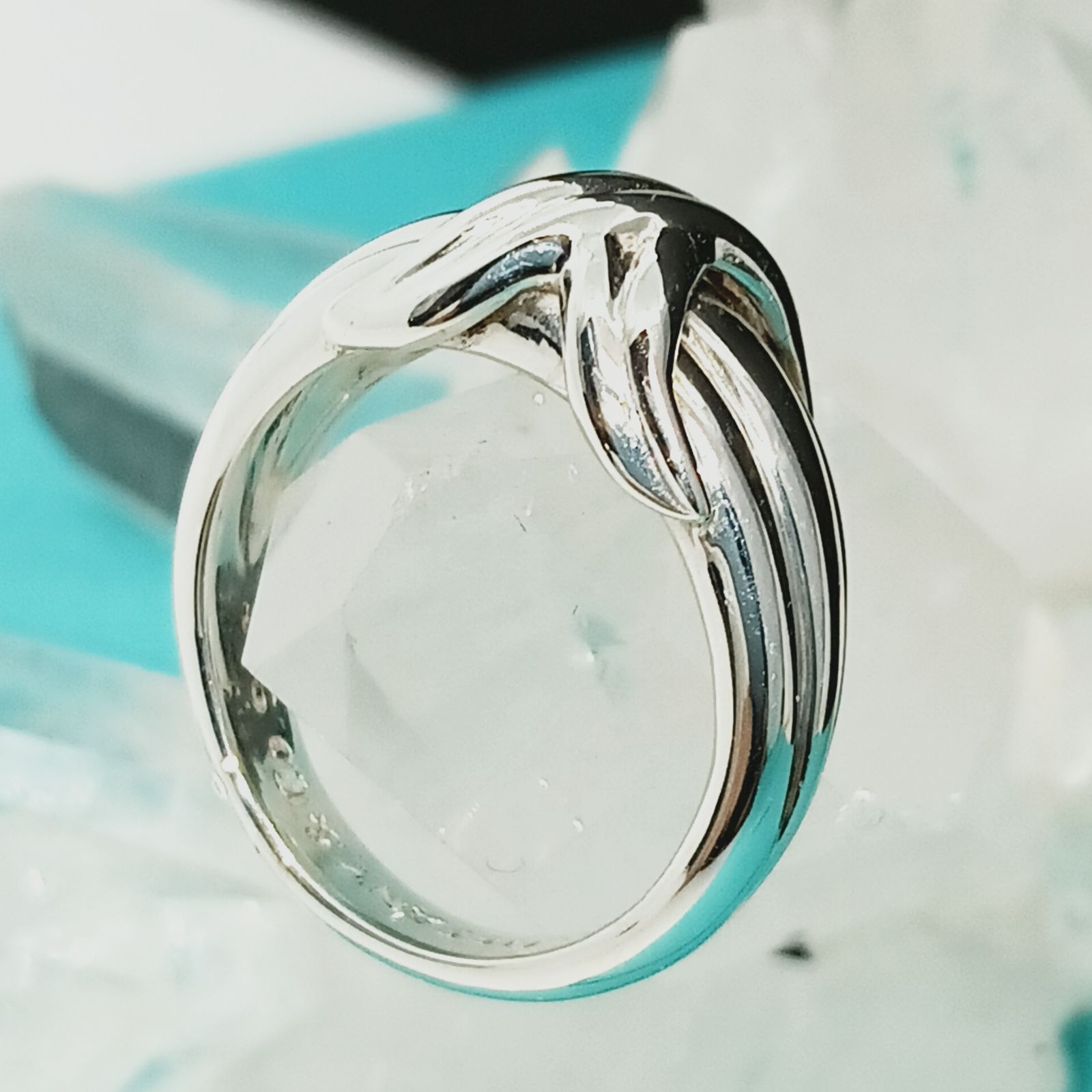 新品仕上げ】TIFFANY ティファニー シグネチャークロス リング