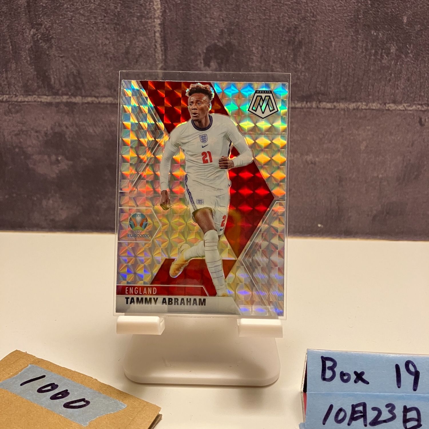 2021 Panini Mosaic Tammy Abraham England National Team Prizm UEFA