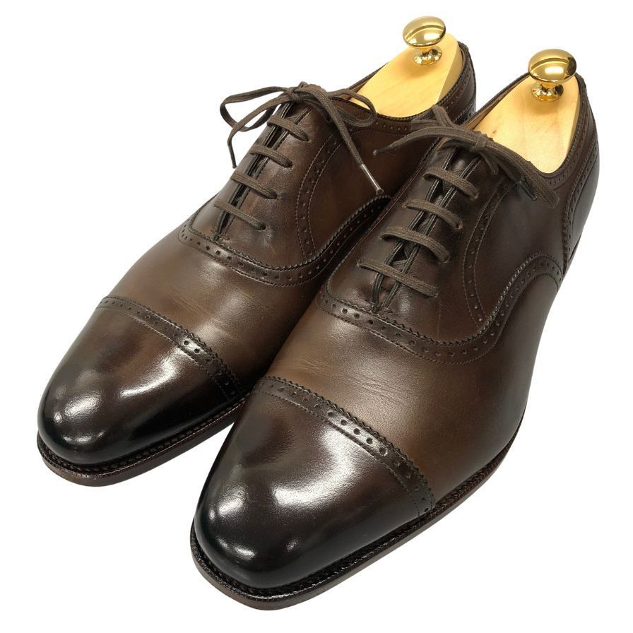 宮城興業 レザーシューズ ストレートチップ パンチドキャップ【AFD3