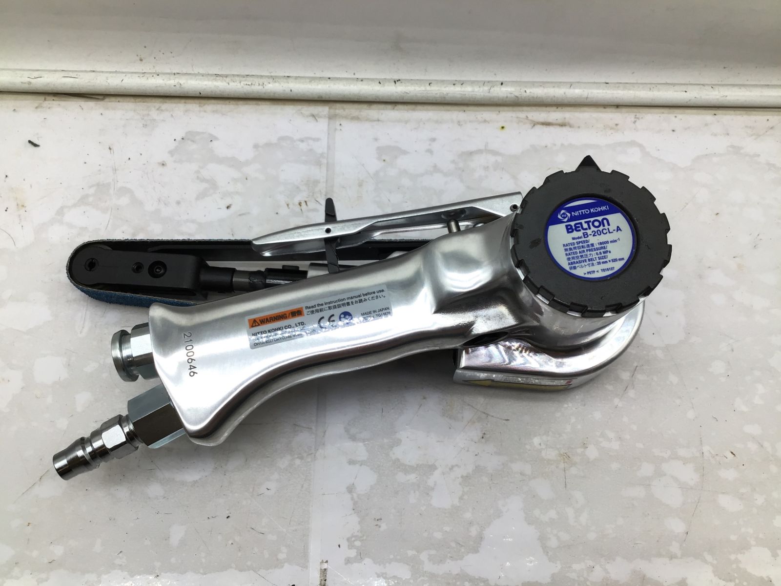 NITTO 日東 B-20 CL-A エアベルトサンダー ベルトン IT_ML 8 SS 小牧 M 04