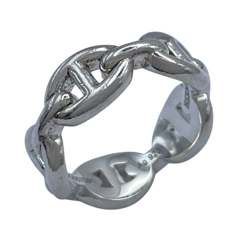 エルメス HERMES シェーヌダンクルアンシェネリング シルバー Ag 925 ジュエリー