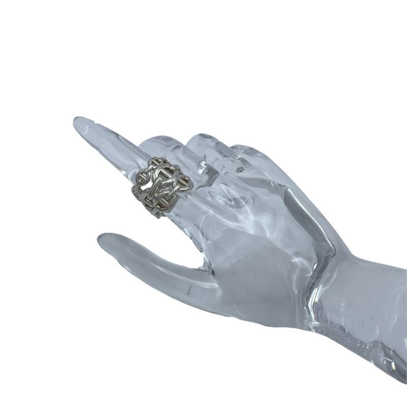  エルメス HERMES アンシェネリングGM シルバー Ag 925 ジュエリー その他 アクセサリー