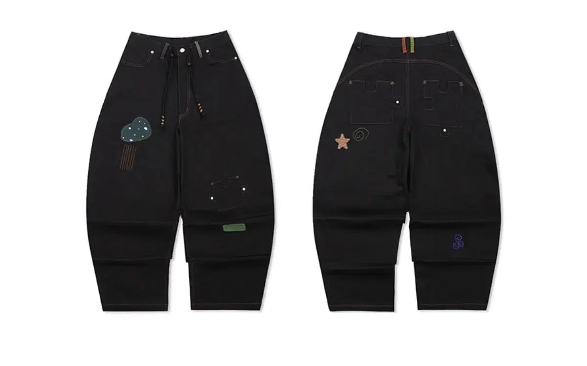 ルナキーWHO オモイデパッチ コットンバルーンパンツ