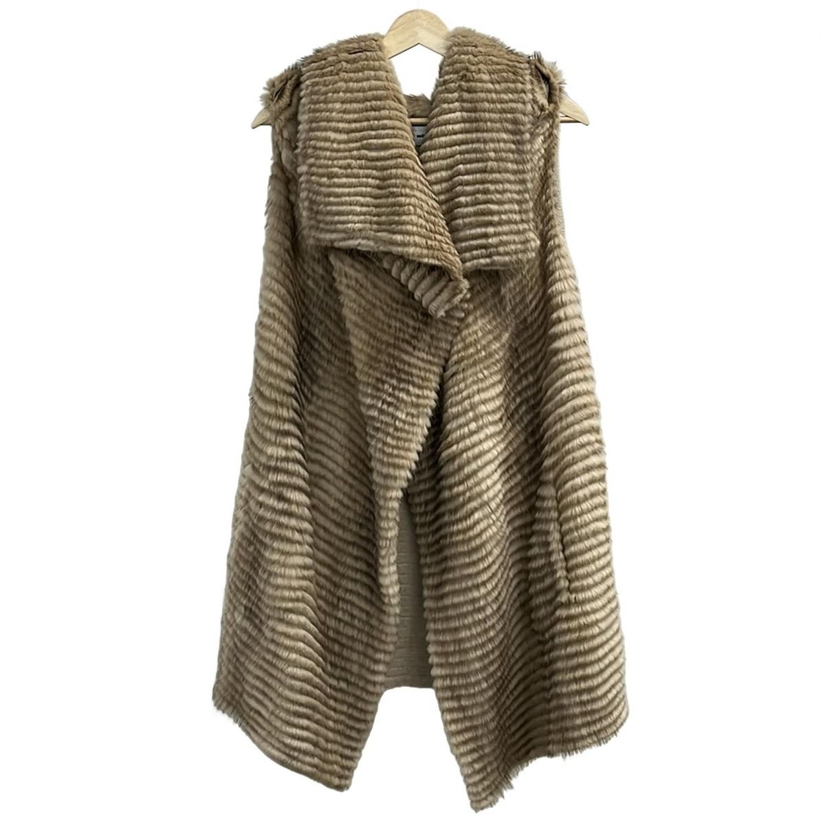 mila schon(ミラショーン) コート サイズM レディース - ベージュ 毛皮