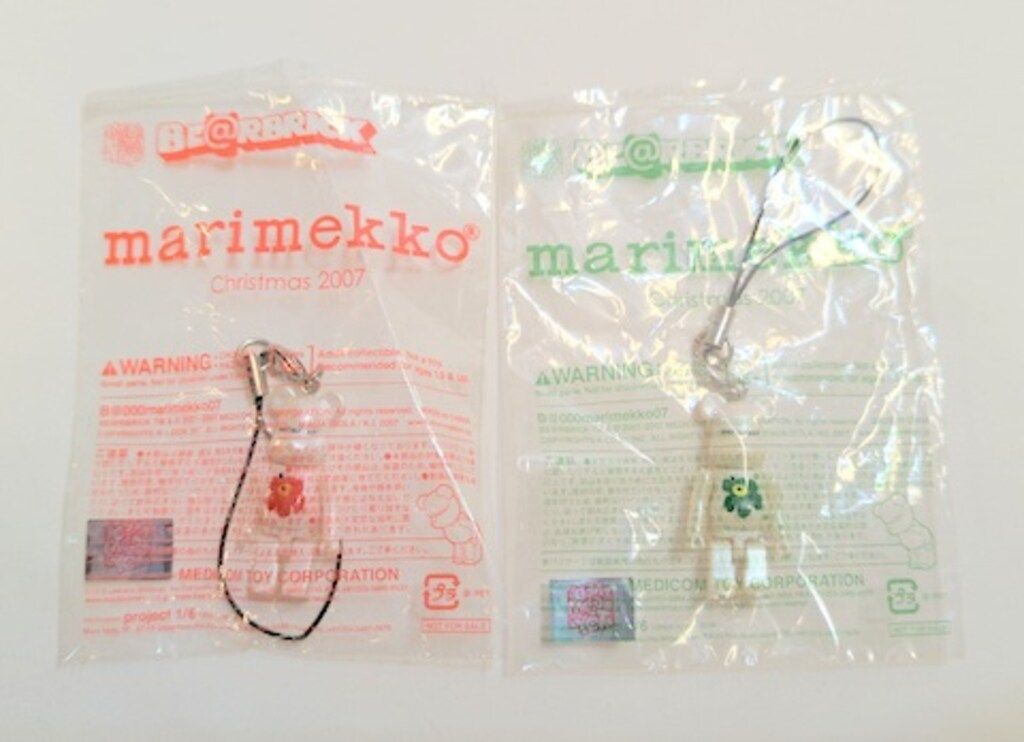 BE RBRICK Marimekko Christmas 2007 2種セット 50