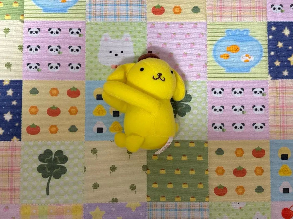 古典ポムポムプリン ベルクロ ぬいぐるみ