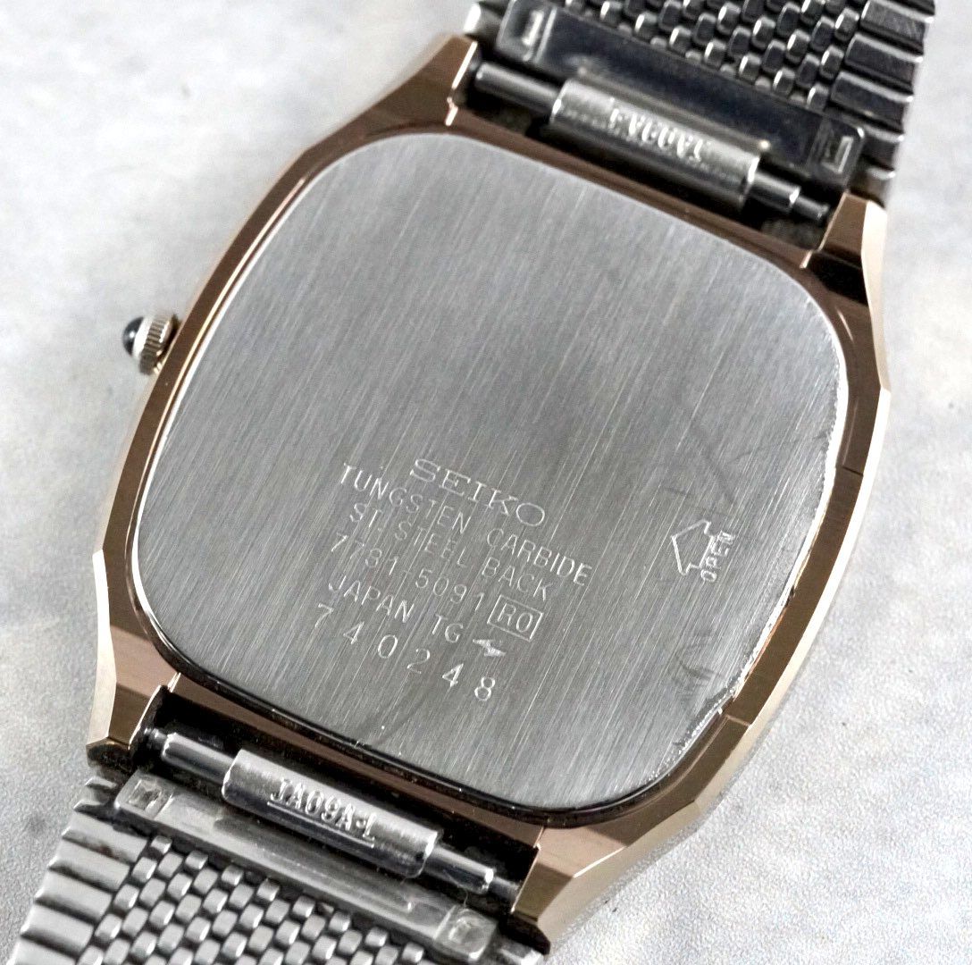 新品電池交換済み】 SEIKO セイコー 7731-5091 Dolce ドルチェ