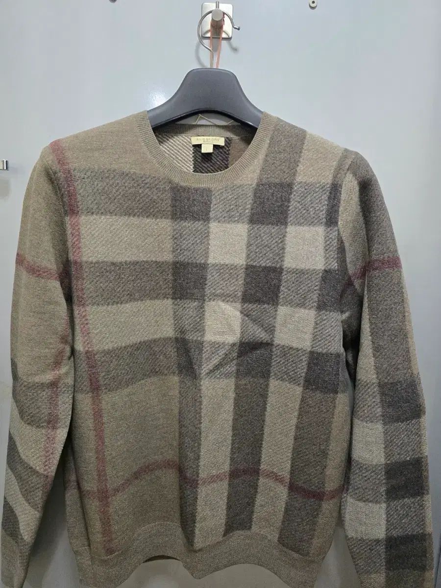 バーバリー チェック パータン ニット Lサイズ