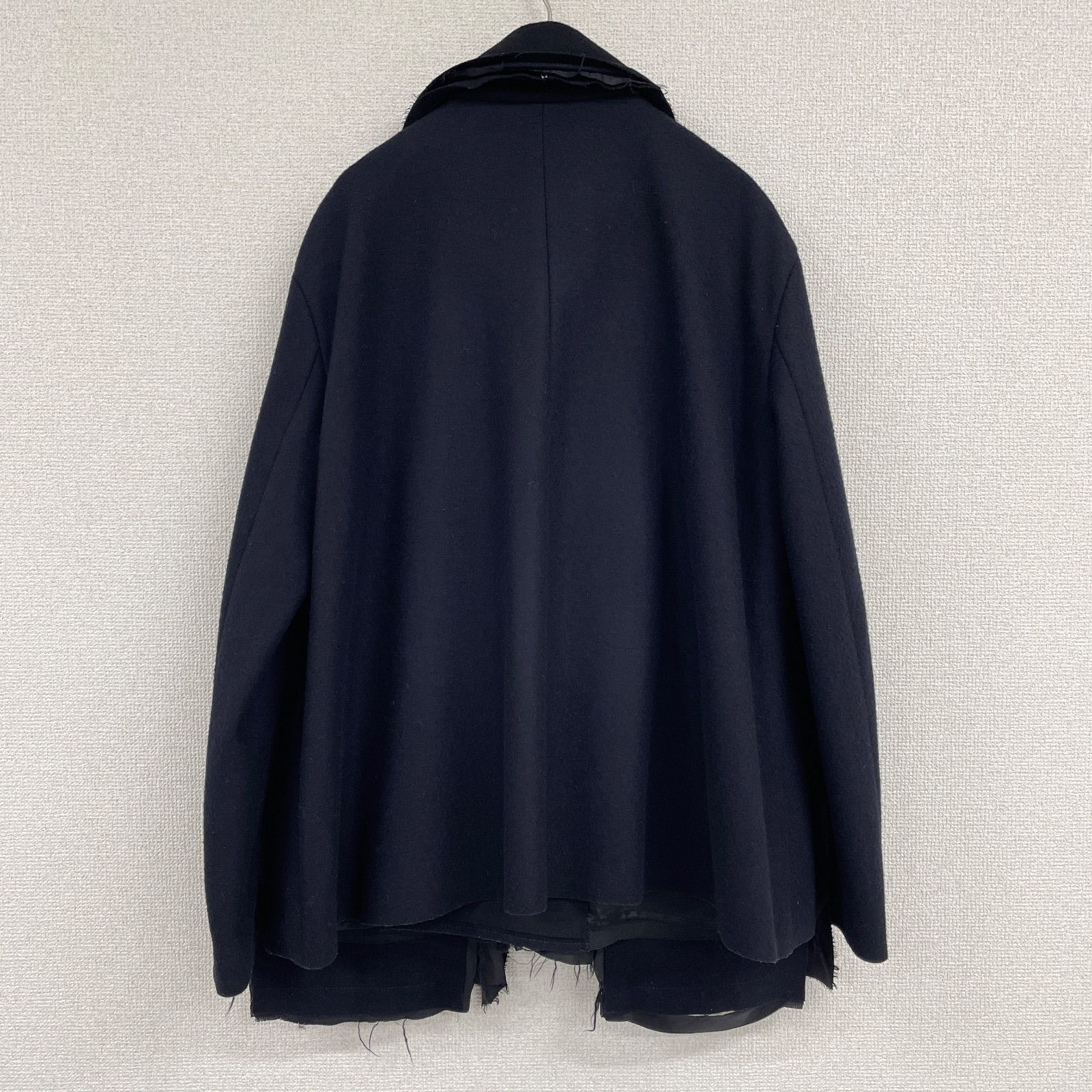 KEISUKE YOSHIDA ケイスケヨシダ レイヤードコート ウール ブラック