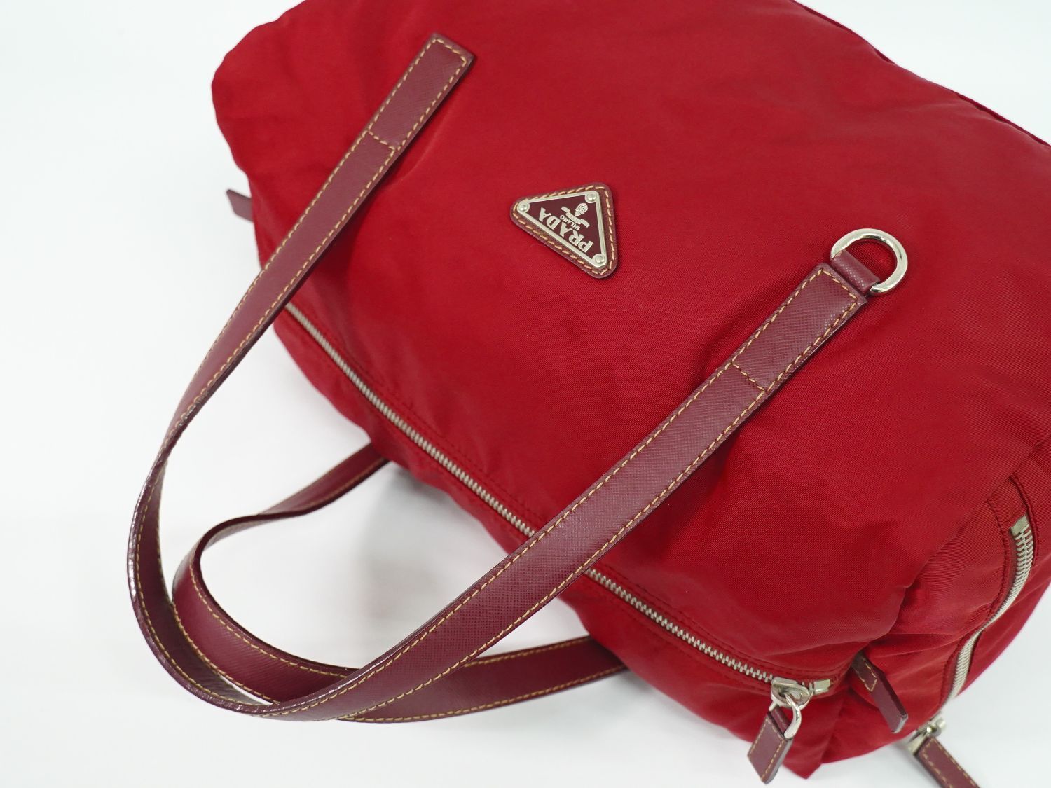 本物 プラダ PRADA テスート ミニ ボストンバッグ ハンドバッグ