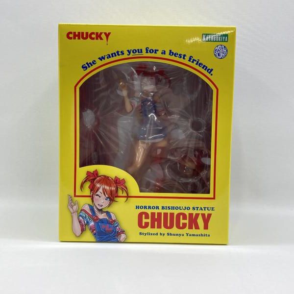 コトブキヤ HORROR美少女 チャッキー 1 7 チャイルド プレイ チャッキーの花嫁 97